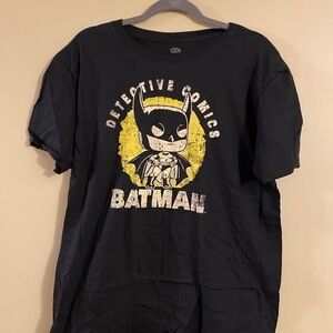 Mens Funko Black Detective Comics Batman T Shirt Size Large Unisex